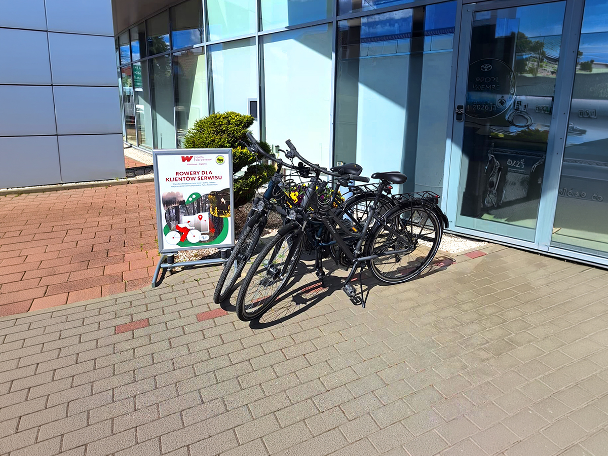 Rowery sezonowe wróciły do serwisu Toyota W&J Wiśniewski